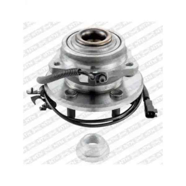 к-кт подш. ступ. перед. лев.! +ступица, c ABS Jeep Cherokee 2.4-3.7i/2.5-2.8 CRDi 4x4 01-08 R186.28 SNR