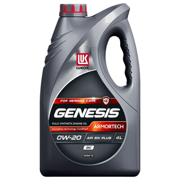 Моторное масло Lukoil Genesis Armortech GC 0W-20, 4 л