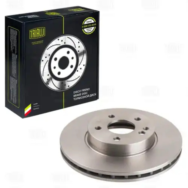 Тормозной диск TRIALLI DF 155106 вентилируемый передняя ось