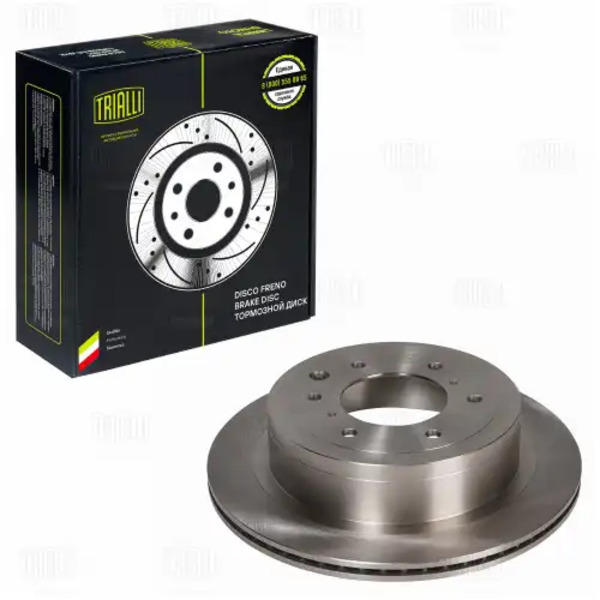 Тормозной диск TRIALLI DF 117408 вентилируемый задняя ось
