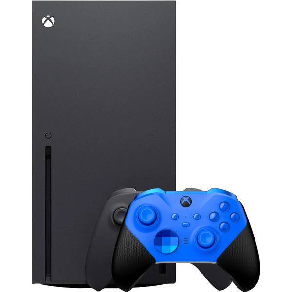 Microsoft XBOX Series X + 2-й геймпад (Elite Series 2 Core, синий)