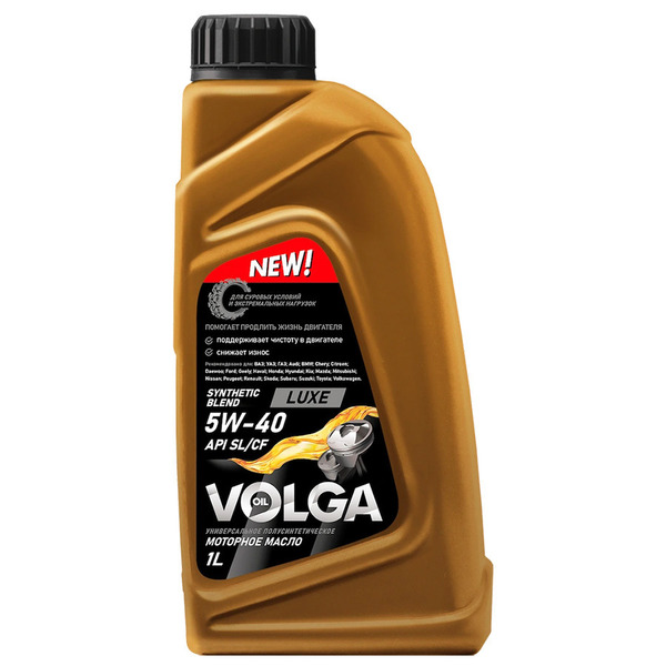 Моторное масло Волга-Ойл LUXE 5W-40, 1 л