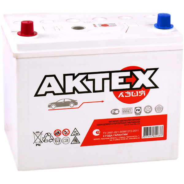 Автомобильный аккумулятор Актех 90 Ач прямая полярность D31R