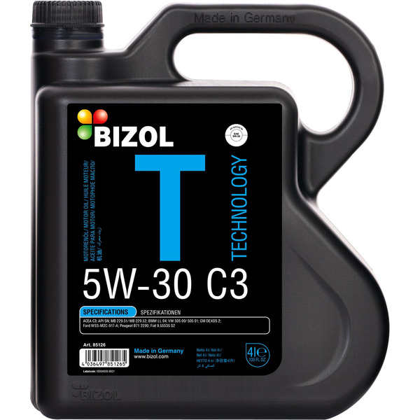 Моторное масло Bizol Technology 5W-30, 4 л
