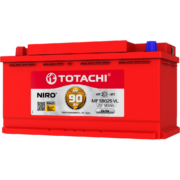 Автомобильный аккумулятор Totachi Niro MF 90 Ач прямая полярность L5