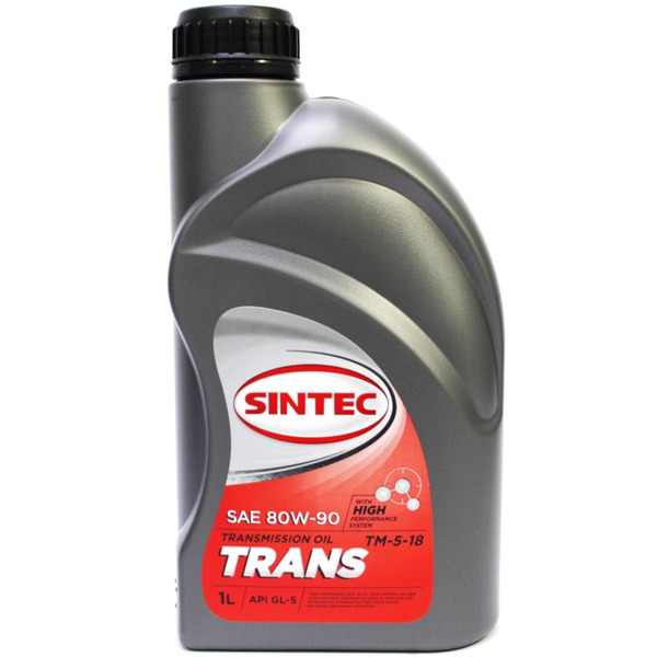 Масло трансмиссионное Sintec Trans 80W90 1л