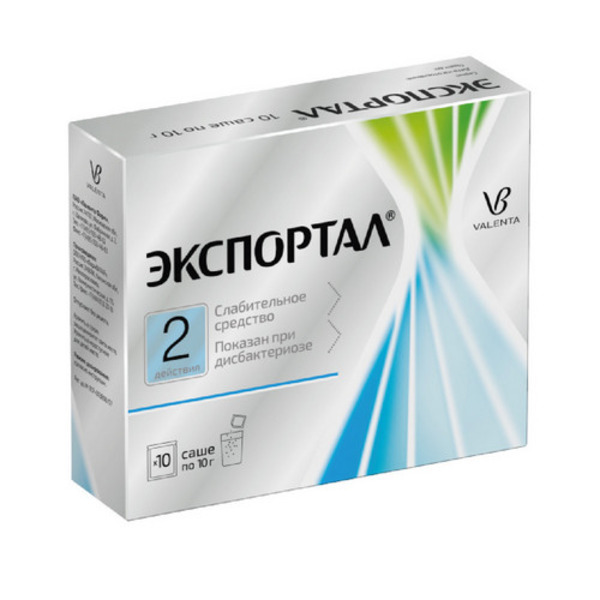 Экспортал, 10 г, 10 шт, порошок для приготовления раствора для приема внутрь