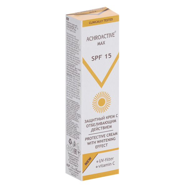 Крем ACHROACTIVE MAX отбеливающий/защитный 45 мл SPF15