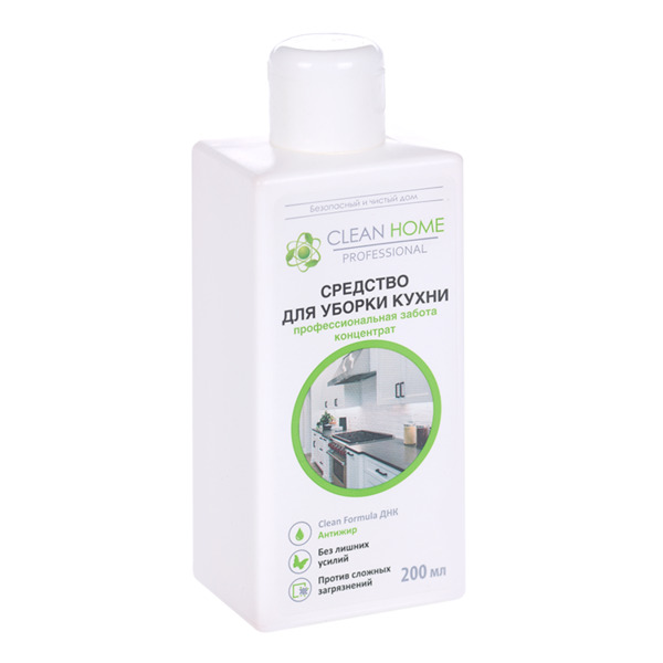 Средство Clean home д/уборки кухни концентрат 200 мл