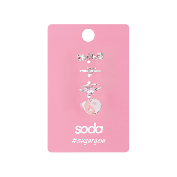 SODA Набор колец Shiny Cuties