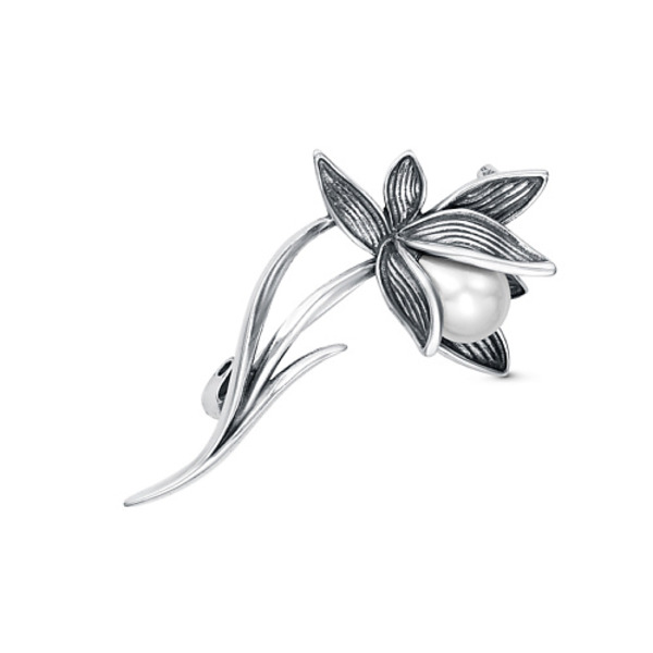 ПРИВОЛЖСКИЙ ЮВЕЛИРНЫЙ ЗАВОД КРАСНАЯ ПРЕСНЯ Брошь