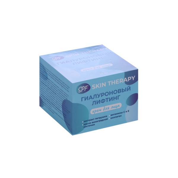 Крем-лифтинг Гиалуроновый SPF Skin Therapy д/лица, 50 мл