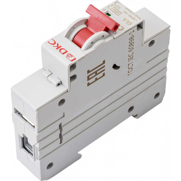 Модульный автоматический выключатель DKC YON MD63 MD63-1C10-6
