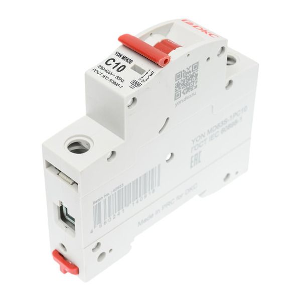 Модульный автоматический выключатель DKC YON max MD63S 1PC10 MD63S-1PC10