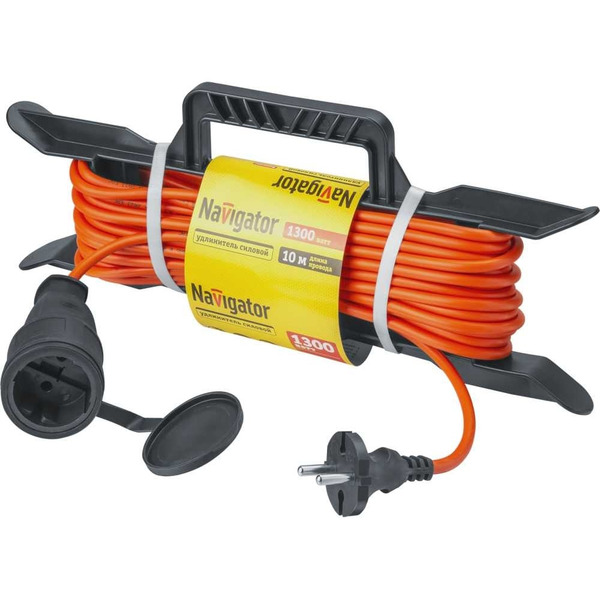 Удлинитель Navigator 93 922 npe-f-10-x-2x1 93922