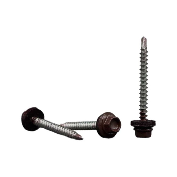 Кровельные саморезы BOWT 4.8x51 мм, ral 8017, 50 шт. R02800