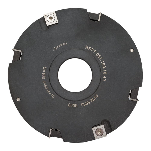 Насадная фреза для изготовления пазов РеСоурс 160х40 мм RSFF.051.160.10.40