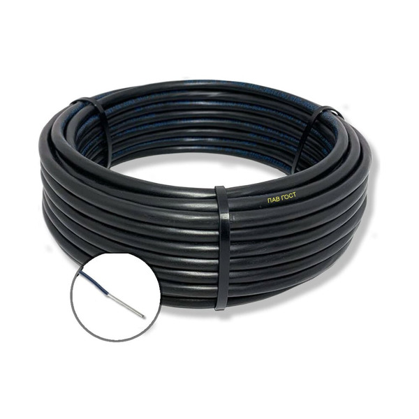 Установочный провод ПРОВОДНИК ПАВ 1x35 мм2 Черный, 900м OZ251759L900