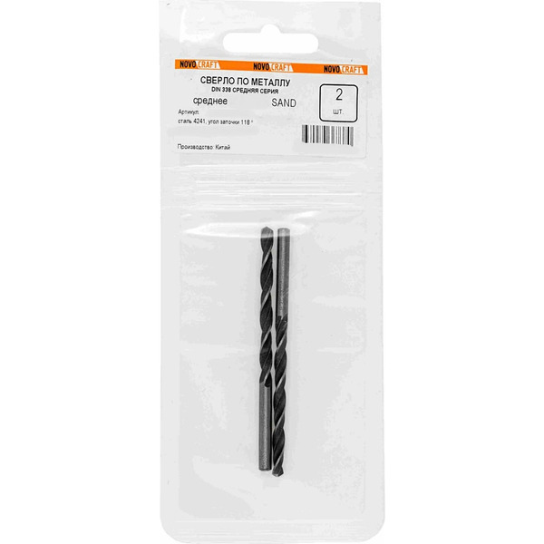 Сверло по металлу NOVOCRAFT SAND B338042G2