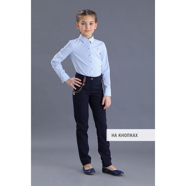 Блузка 1914-520-ВХБ-Э (голубой)