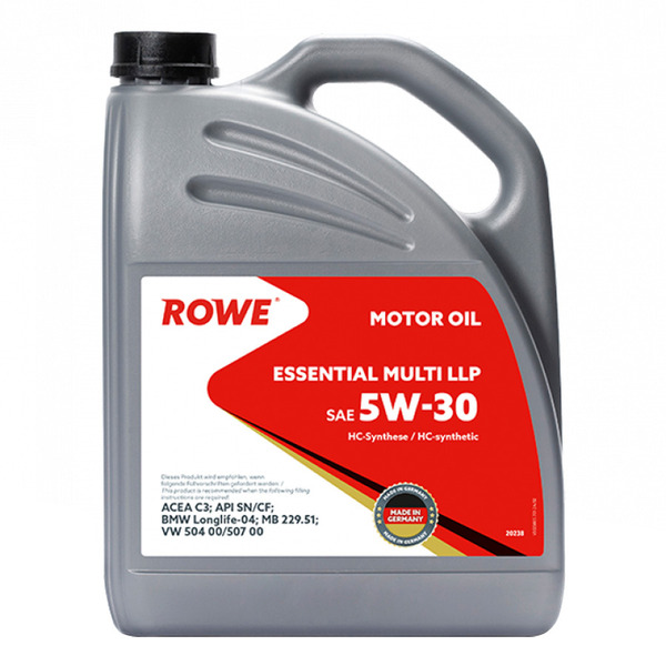 Моторное масло ROWE ESSENTIAL MULTI LLP 5W-30, 5 л