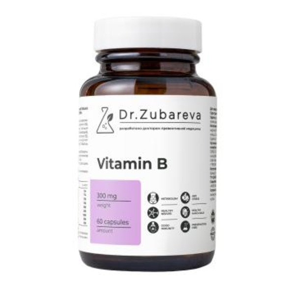 Dr.Zubareva, Витамины группы В, капсулы, 60 шт.