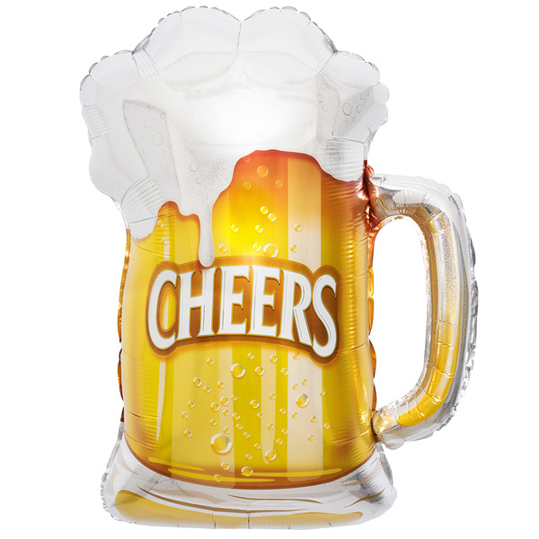 Шар (29"/74 см) Фигура, Пиво в кружке, 1 шт. в уп.