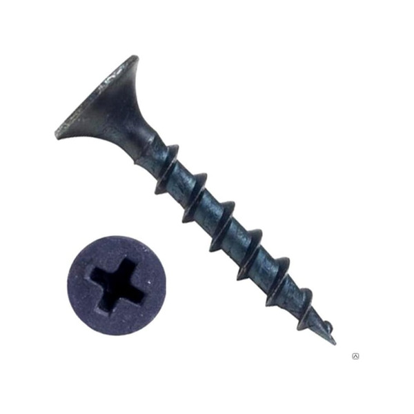 Оксидированный саморез для крепления ГКЛ к дереву BEFAST 4,8х127, 1200 шт. CSH1127