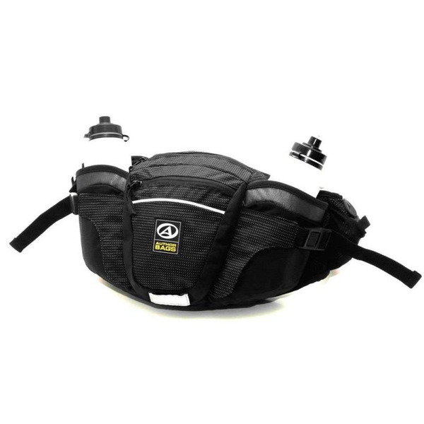 Велосумка на пояс универсальная AUTHOR A-L Gate с регулируемым ремнем V=2.6л черно-серая 8-8130010