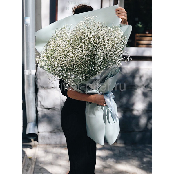 Букет Гигант из Белой Гипсофилы