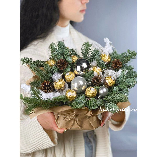 Композиция с Конфетами Ferrero и Нобилисом