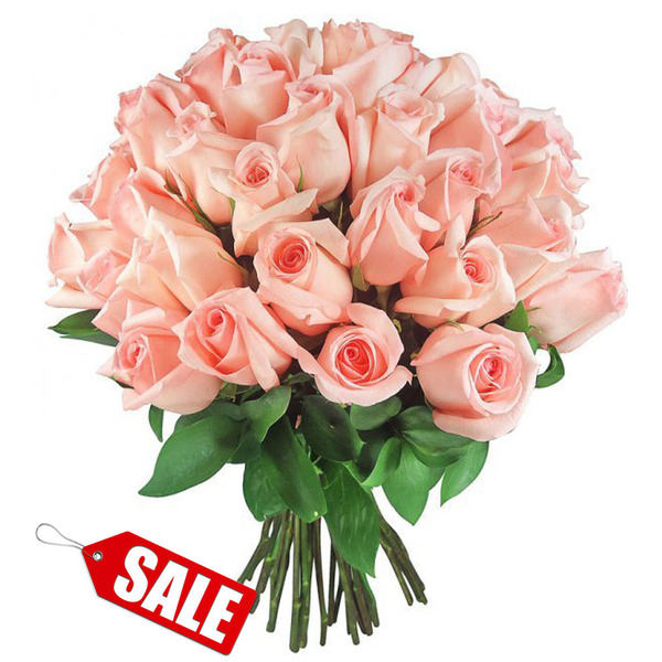 Красивый букет из Розовых Роз