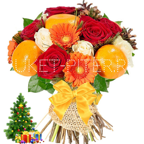 Яркий букет "Новогоднее Торжество!"