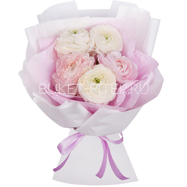 Букет Нежных Ранункулюсов