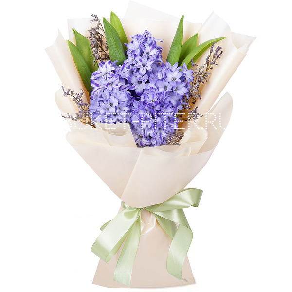 Букет Гиацинтов с Лимониумом