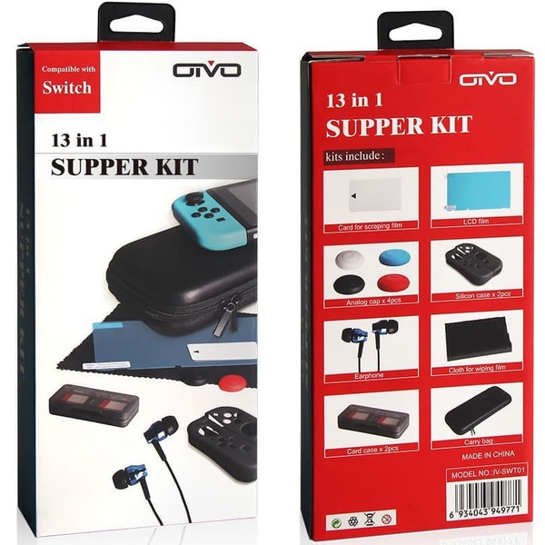 Набор аксессуаров OIVO Super Kit 13 в 1 (Nintendo Switch)