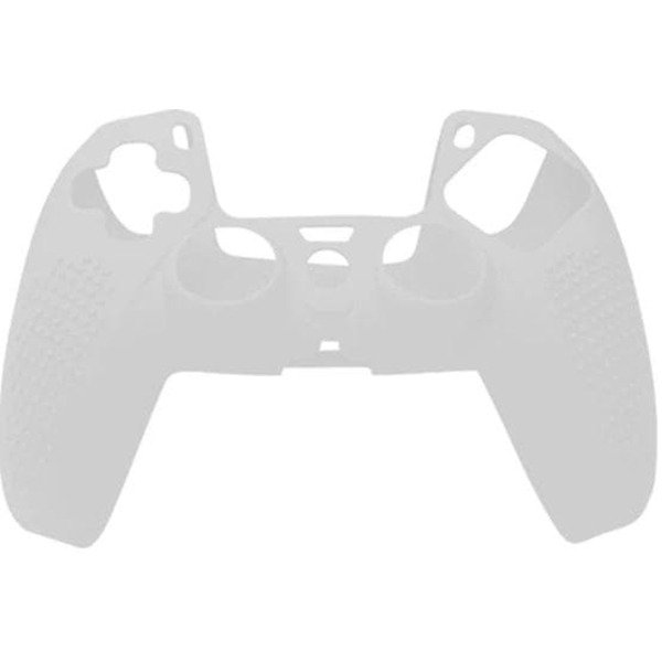 Силиконовый чехол для геймпада Sony DualSense (белый)