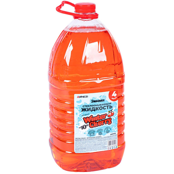 Жидкость стеклоомывающая Arnezi зимняя -10 готовая вишня 4 л (art. AR1710)