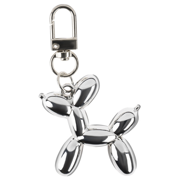 Брелок, Собачка ШДМ, Серебро, 4,5 см, 1 шт.