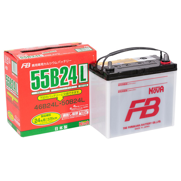 Автомобильный аккумулятор Furukawa Battery SUPER NOVA 45 Ач обратная полярность B24L