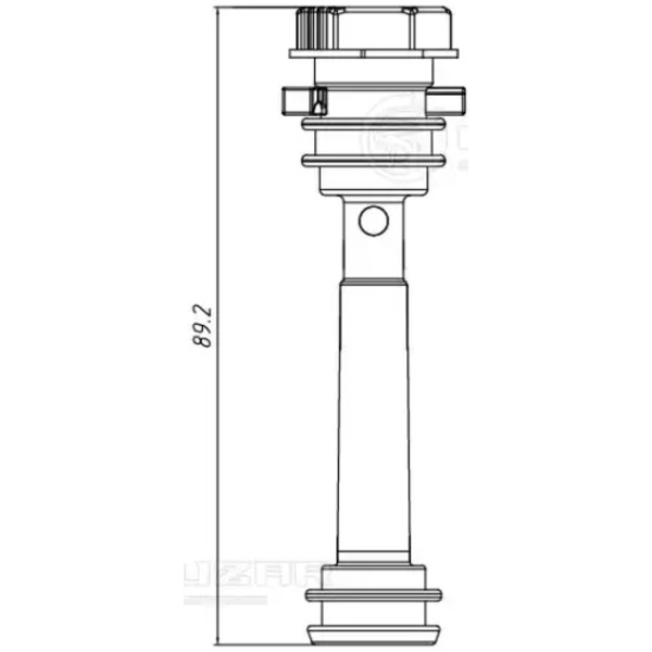 LL 2610 Винт регулир. радиатора охл. для а/м BMW 3 (E90) (05-)/1 (E81) (04-)/X1 (E84) (09-) (АКПП) ( LUZAR