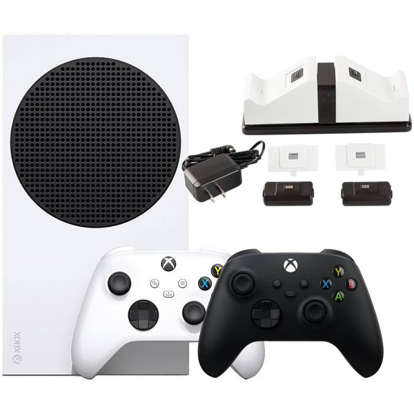 Microsoft XBOX Series S + 2-й геймпад (Carbon Black) + зарядная PowerA