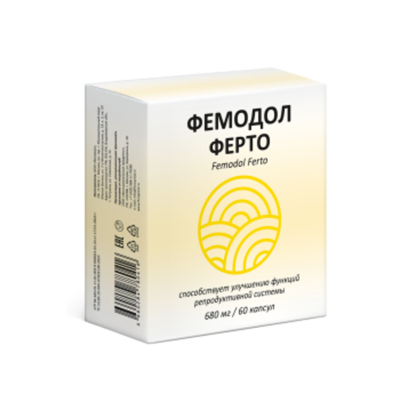 Функциональные продукты, Фемодол Ферто (для репродуктивной системы), капсулы, 60 шт.