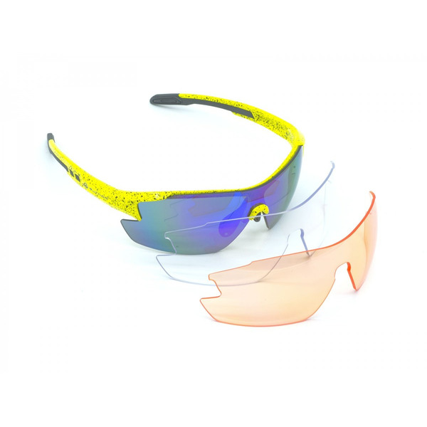 Очки велосипедные AUTHOR Vision LX S!BRIGHT, солнцезащ+чехол+кейс+прозр/желт/темная, поликарбонат, 8-9201108