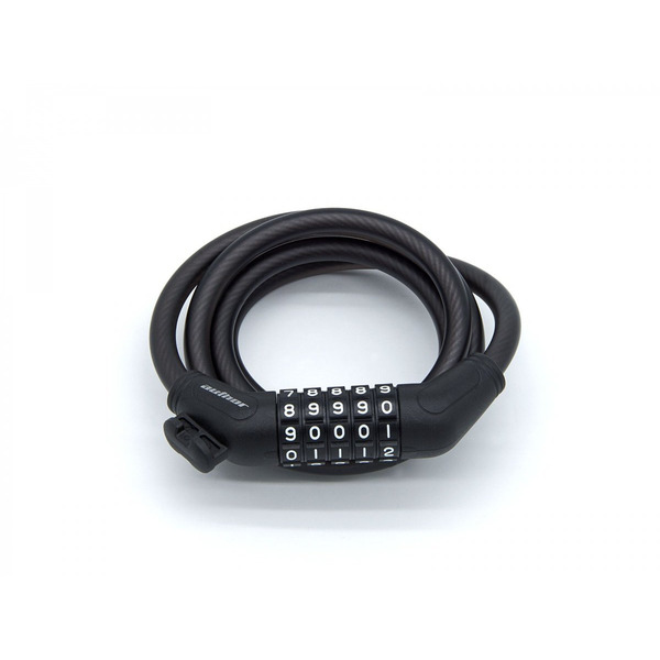 Замок велосипедный AUTHOR ASL-44 SpirCod 10х1500мм, 312гр, черный, 8-17060226