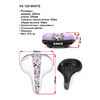 Седло велосипедное Vinca Sport, 250 x 200 мм, белое, VS 129 white