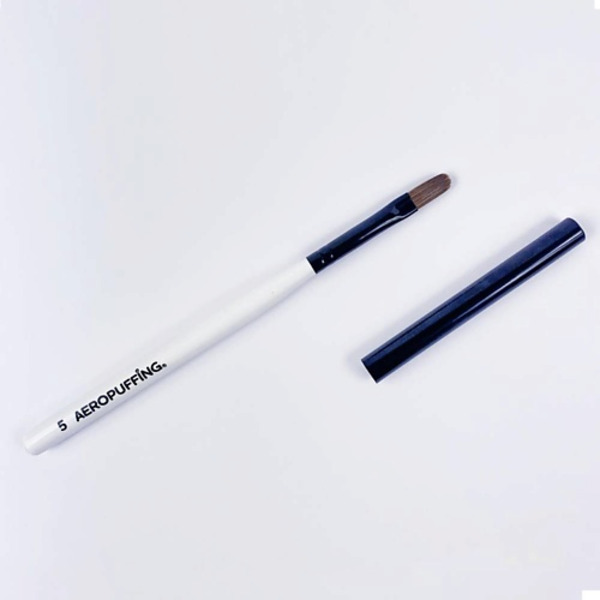 AEROPUFFING Кисть овальная из соболя для геля и акригеля №5