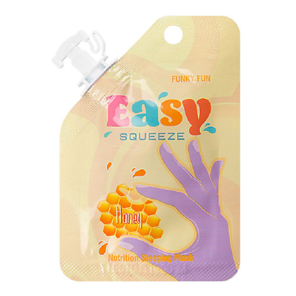 ЛЭТУАЛЬ Ночная питательная маска "Мед" Funky Fun 10