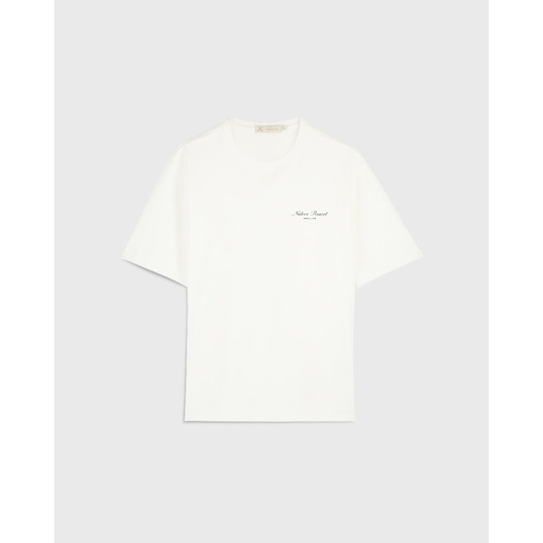 Хлопковая футболка оверсайз Unisex, белый