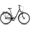 Женский велосипед Cube Town One Easy Entry, год 2025, цвет Серебристый-Черный, ростовка 19.5